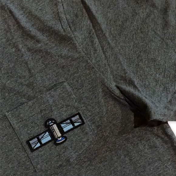 NWT Wool + Pepper Co. Satellite Unisex Pocket Tee - Picture 4 of 6